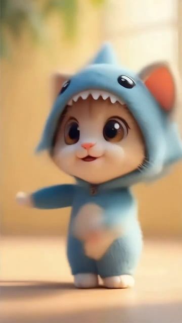 ☺️Cute catshark #catdancingtrend #petdance #animaldance #catdance #lookatme #cat #cute смотреть онлайн