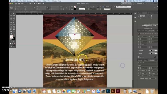 InDesign Poster Construction 4