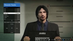 How to make John Wick (Keanu Reeves) - GTA Online