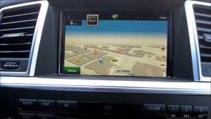 Mercedes Benz ML и Мерседес GL - навигация на штатный монитор