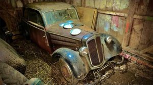 После 60 лет на свалке возращение к жизни 1939 DKW Barn Find Rescue