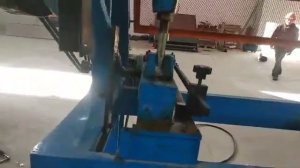 Просекательный станок (гильотина) для пр-ва гофротары (обкатка)
