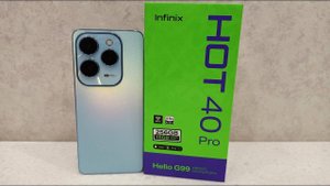 Распаковка Infinix Hot 40 Pro