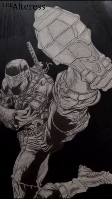 I drew Snake Eyes from G.I. Joe!✏🎨🥷🏼💪🏼🗡💣 #snakeeyes #gijoe #drawing #handmade #art #pencildrawing смотреть онлайн