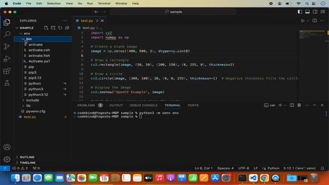 How To Install OpenCV Python in Visual Studio Code on Mac Install OpenCV in VSCode on MacOS 2024 смотреть онлайн