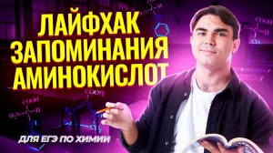 Как запомнить аминокислоты для ЕГЭ по химии ?I Умскул