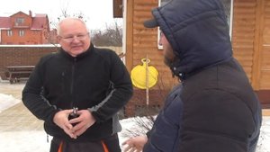 Двойной объемный каркасный дом обшитый дагестанским камнем