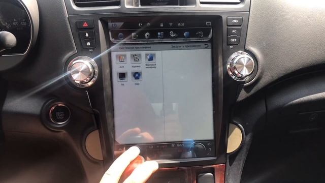 Tesla на процессоре RockChip. Android 6.0.1 FAKE! Toyota Highlander u40 #MegaZvuk смотреть онлайн