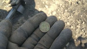 КОП ПО ПОЛЯХ.НАШЕЛ ЧК, ЦАРИЗМ.Коп с нокта макро симплекс плюс.