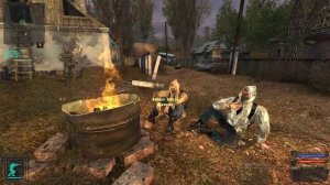 S.T.A.L.K.E.R. - Разговоры Сталкеров у Костра. Деревня Новичков
