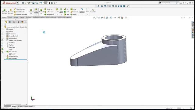 Solidwork Tutorial Model Mania 2020 Phase 1 #Solidworks #SolidworkTutorial