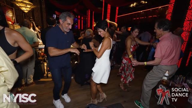 Bassem & Talia at Latin Mondays at Taj closing salsa party for the New York Int Salsa Congress 2023