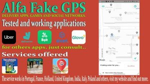 UBER, DELIVEROO, BOLT, GLOVO, JUSTEAT.. | ALPHA FAKE GPS