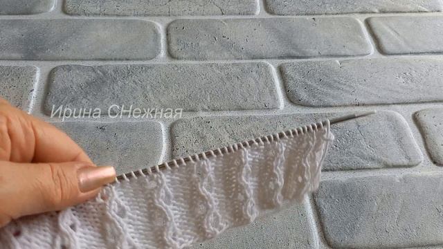 КАК СВЯЗАТЬ ЛЕТНЮЮ ФУТБОЛКУ ИЗ ХЛОПКА СПИЦАМИ - АЖУРНЫЙ УЗОР № 1