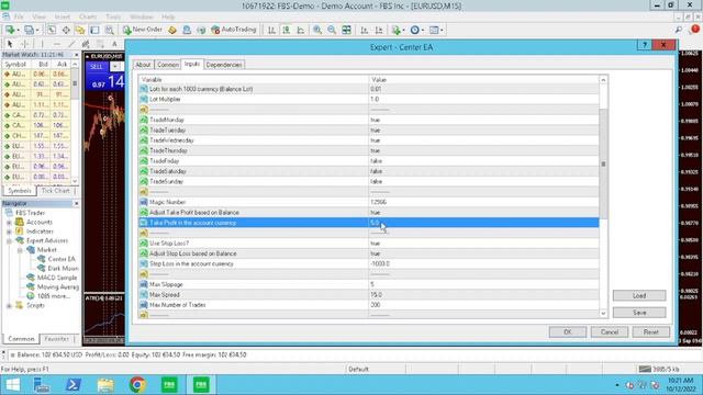 Most Profitable Forex Trading automated/robot setup | Center ea mql5