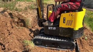 HT10 mini excavator and 192FE Diesel engine