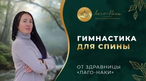 ГИМНАСТИКА ДЛЯ СПИНЫ ОТ ЗДРАВНИЦЫ «ЛАГО-НАКИ»