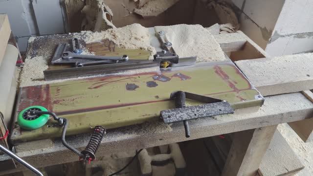 Самодельный станок для шпунтования доски смотреть онлайн
