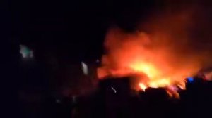 Сгорела общага в Кингисеппе городок Велесстрой