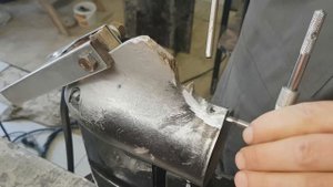 Ремонт лодочного мотора восстановление сварка киля