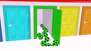 Изучаем цвета, мячики, шарики, разноцветные