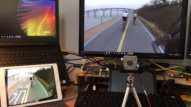 Visual tracking & Live Streaming Test on the eyedea's SVM(Smart Vision Module) смотреть онлайн