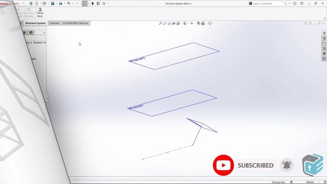 SOLIDWORKS - Structure System Command with Different Examples смотреть онлайн