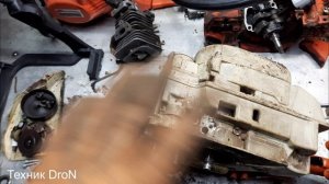 Не идет масло на цепь Stihl MS 210.Исправить легко!