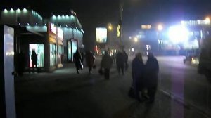 Омск, вечер на улице Герцена