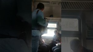 баянист-виртуоз в электричке