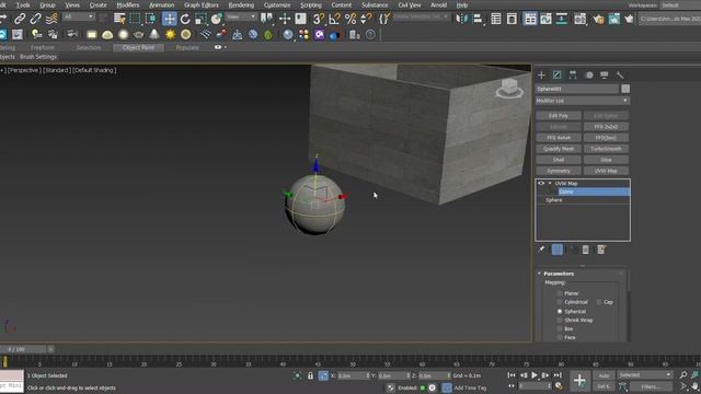 UVW MAP كيفية استخدام في الثري دي ماكس 3ds Max смотреть онлайн