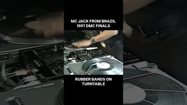 Brazil’s MC Jack using the turntable as a musical and percussive instrument. (1997)