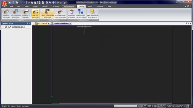 SolidWorks Electrical: Editing Drawing Borders