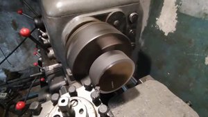 Токарный станок VDF , первая стружка)