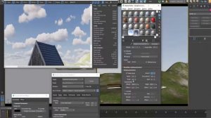 Corona renderer sky with cloud, cloud setting in corona render 11 and 12