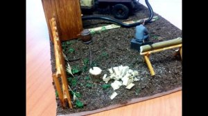 ДИОРАМА ХОЧУ В ДЕРЕВНЮ ГОВНОВОЗКА СВОИМИ РУКАМИ ручная работа макет диорама