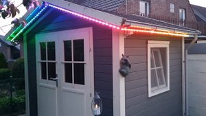 WLED sound reactive woodshed 84 WS2811 RGB LEDs Neopixel ESP32 / ESP8266