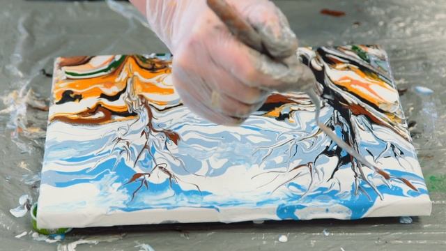 Technika obrazów wylewanych - Pouring 1 смотреть онлайн