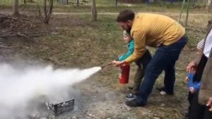 Как пользоваться огнетушителем