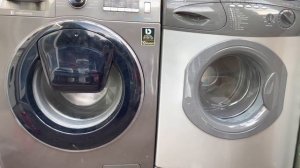 Samsung ww9000 vs Hotpoint WMA32 spin race