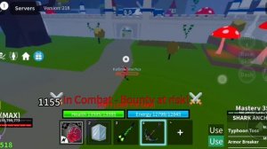 Ice Combo with Sanguine Art and shark anchor in blox fruits mobile | Ice combo mobile