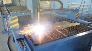 Промышленная машина плазменной резки с ЧПУ с Hypertherm Powermax105. ГК Завод МТР