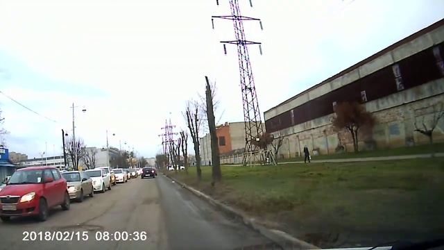 г. Краснодар ул Солнечная опасный выезд из ряда