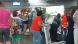 Выдача багажа в Сочинском международном аэропорту серия 5