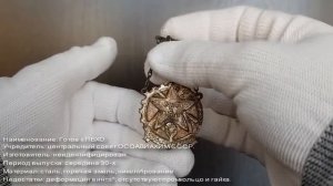 Фалеристика. Знак. Готов к ПВХО, без гайки.