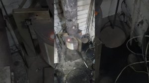 Печь на шинах, баллонах, резине из печи на отработке.