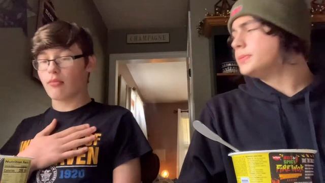 Spiciest noodles possible 🔥 (500,000 scoville units)