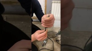 Спайка проводов графитом