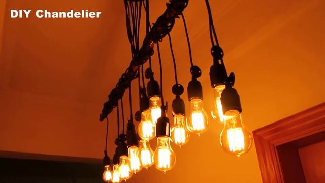 LAMPUNDIT Chandelier, Adjustable DIY Ceiling Spider Pendant Lighting