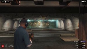 Ручной пулемёт 3 (Золотая медаль) — Стрельбище GTA 5